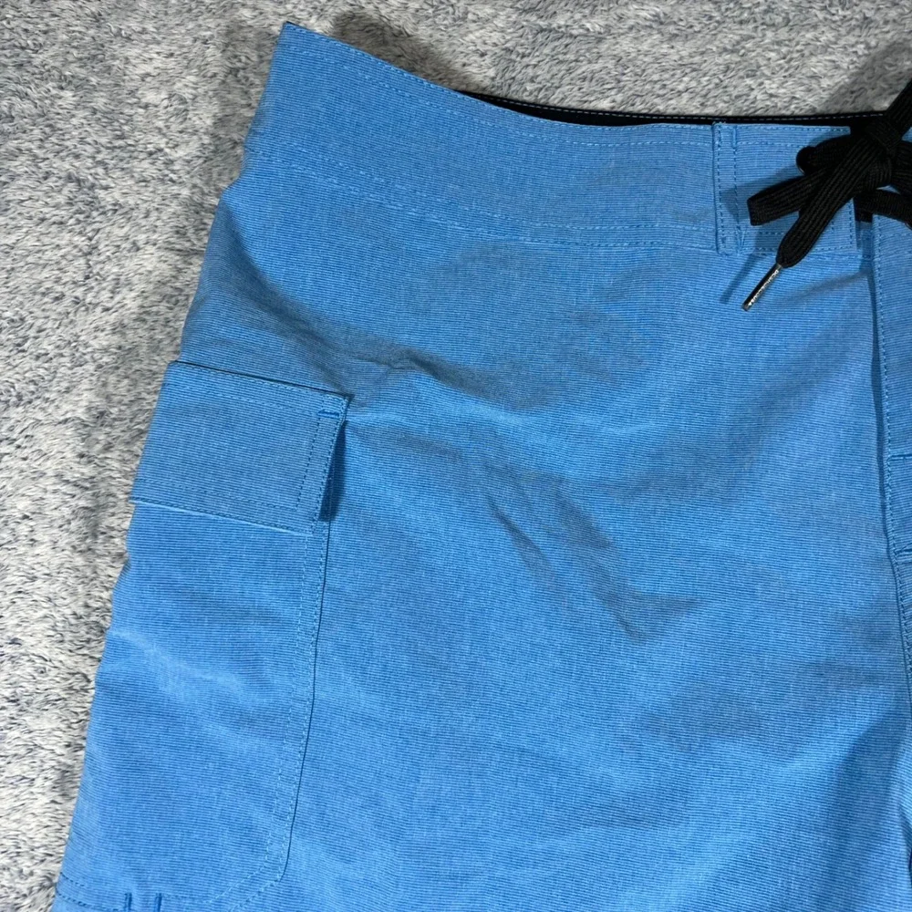 DC Shoes‎ Mens Blue Local Lopa 18 Board Shorts 4-Way Stretch Swim Trunks Size 38